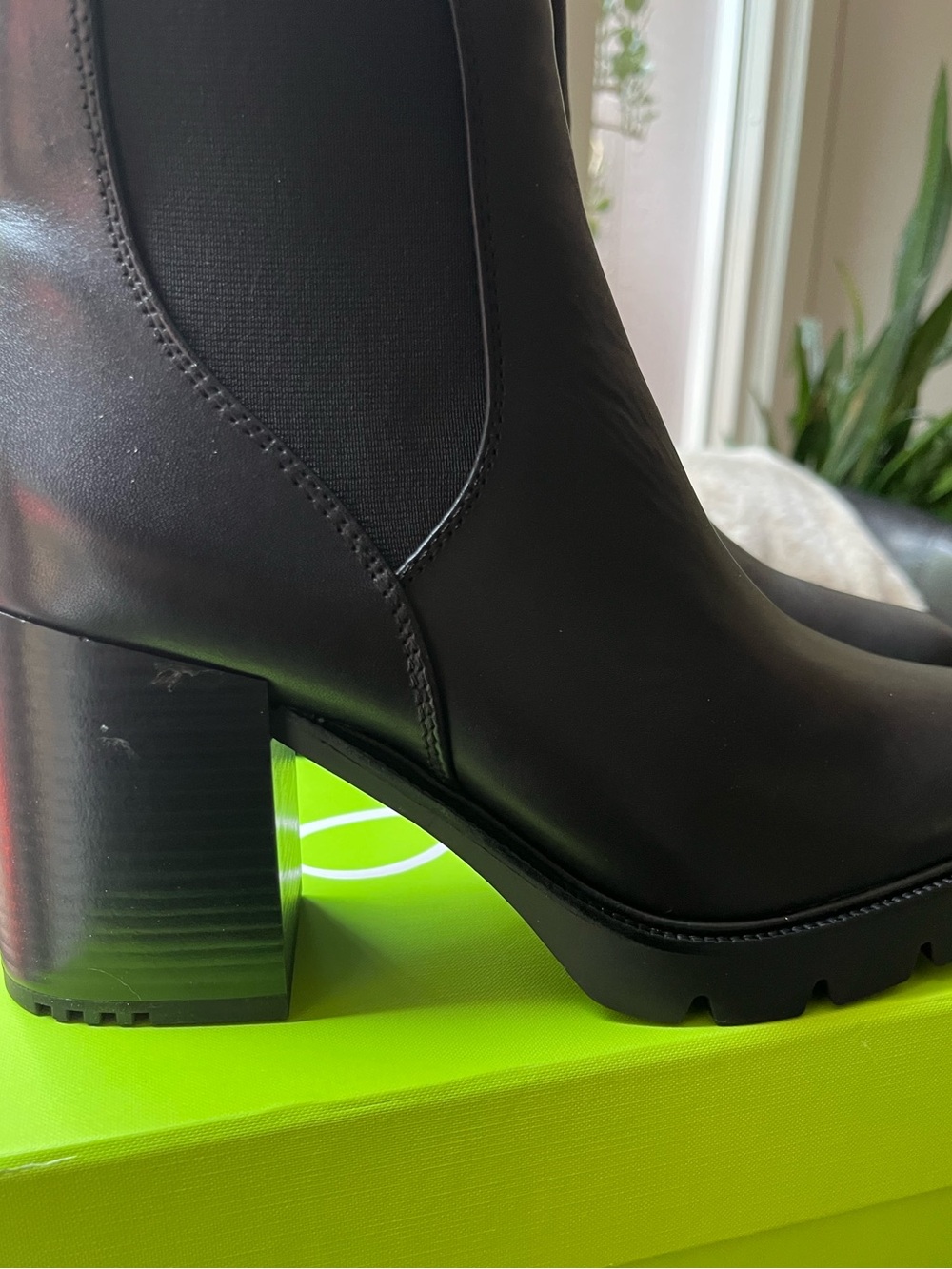 SAM EDELMAN ROLLINS BLACK LEATHER CHELSEA BOOTS 11 - Picture 12 of 12